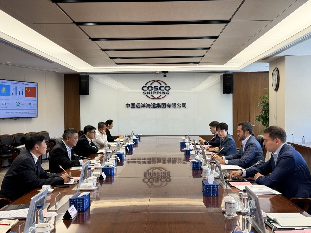 КТЖ и China COSCO Shipping обсудили расширение стратегического сотрудничества