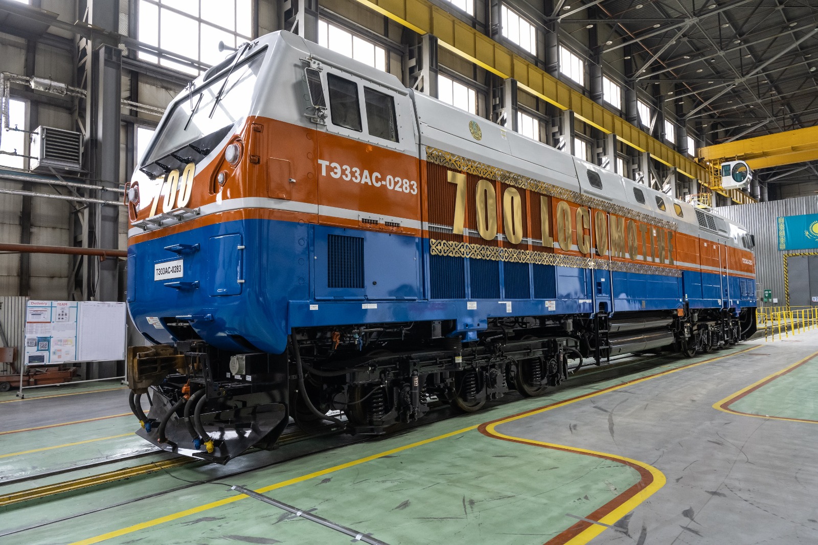The 700th milestone locomotive has been manufactured in Astana