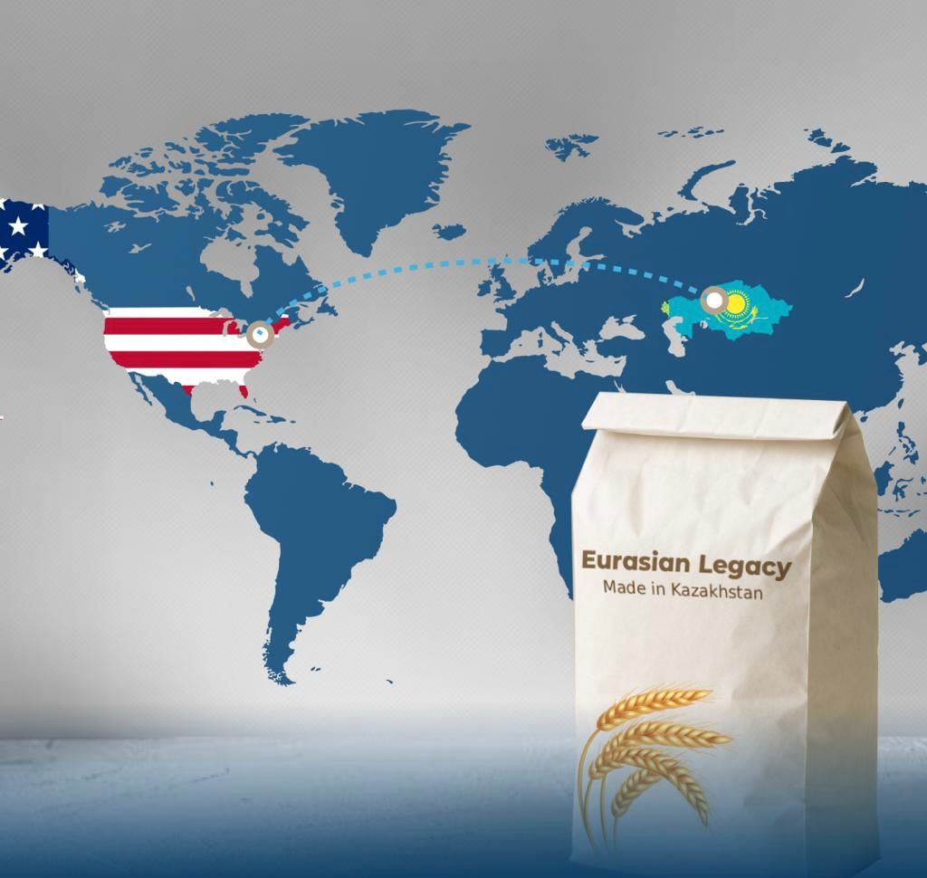Из Казахстана в США: КТЖ  реализована пилотная поставка пшеничной муки