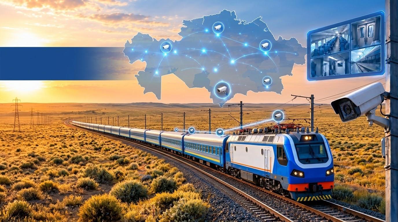 4 мыңнан астам бейнекамера ҚТЖ пойыздарында жолаушылар қауіпсіздігін қамтамасыз етуде