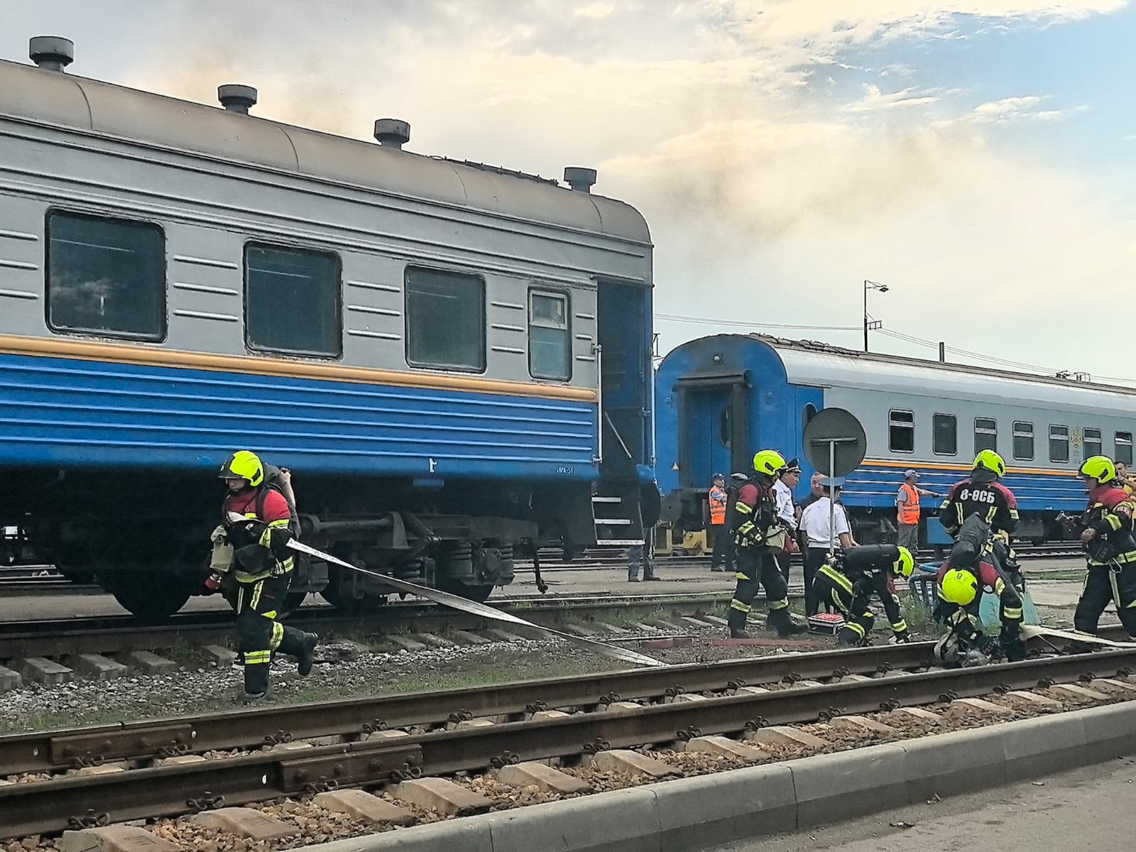 ҚТЖ мен ТЖД теміржолдағы төтенше жағдайларды жою кезінде өзара іс-қимылды пысықтады