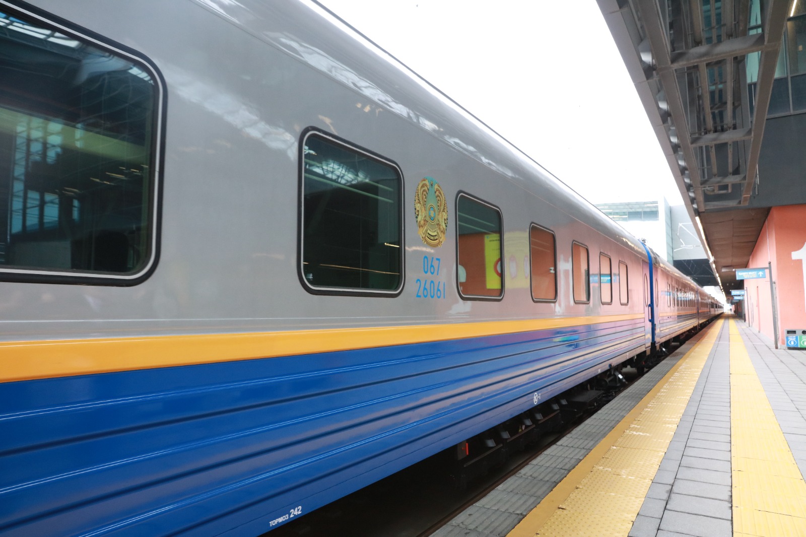 The first tourist train will arrive in Almaty from Xi'an on July 1
