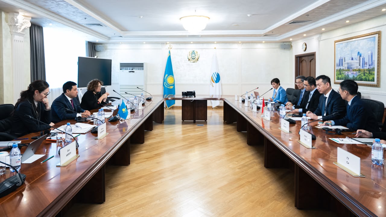 «ҚТЖ» ҰК» АҚ басшылығының SIPG және NIZE Intelligent Technology өкілдерімен кездесуі өтті