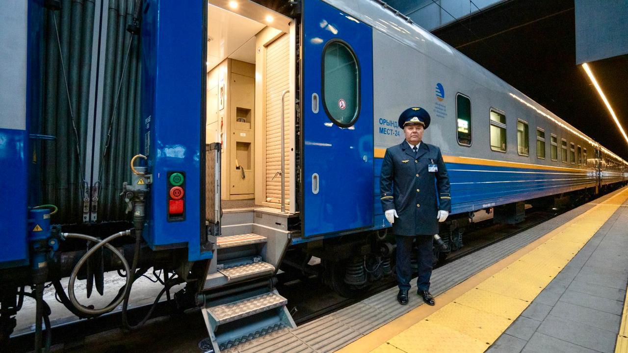 На международном маршруте Астана – Омск запущены новые пассажирские вагоны 45 «модели» RWS Wagon