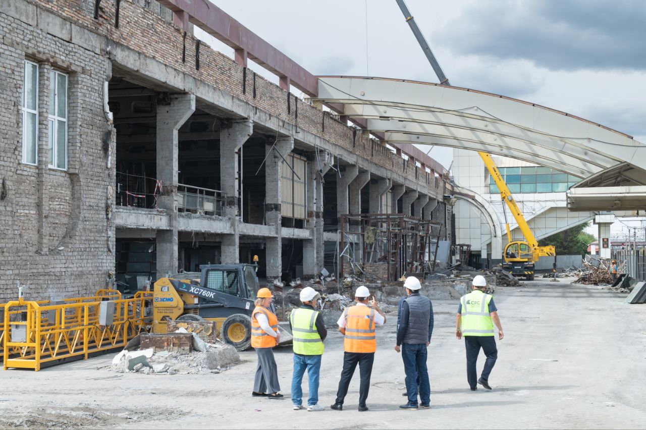 На вокзале Астана-1 ведется масштабный капитальный ремонт
