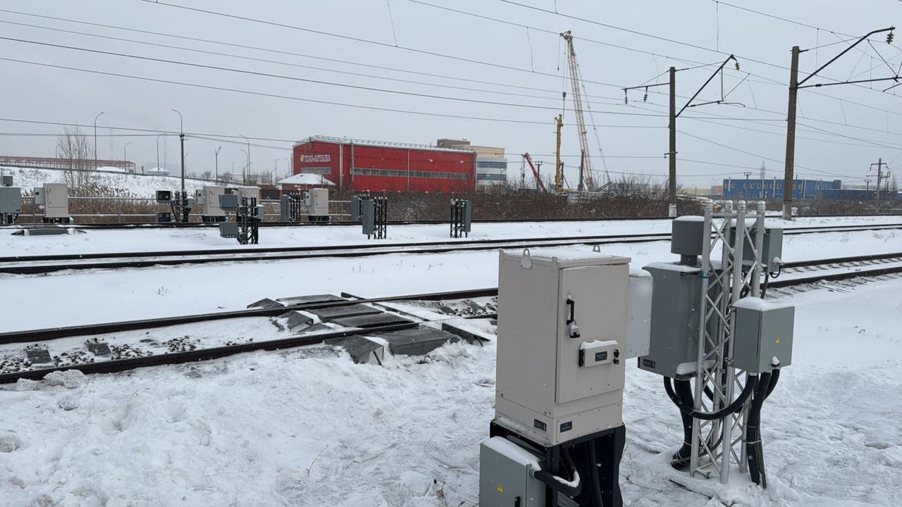 На станции Астана тестируют умную систему диагностики вагонов KinetiX